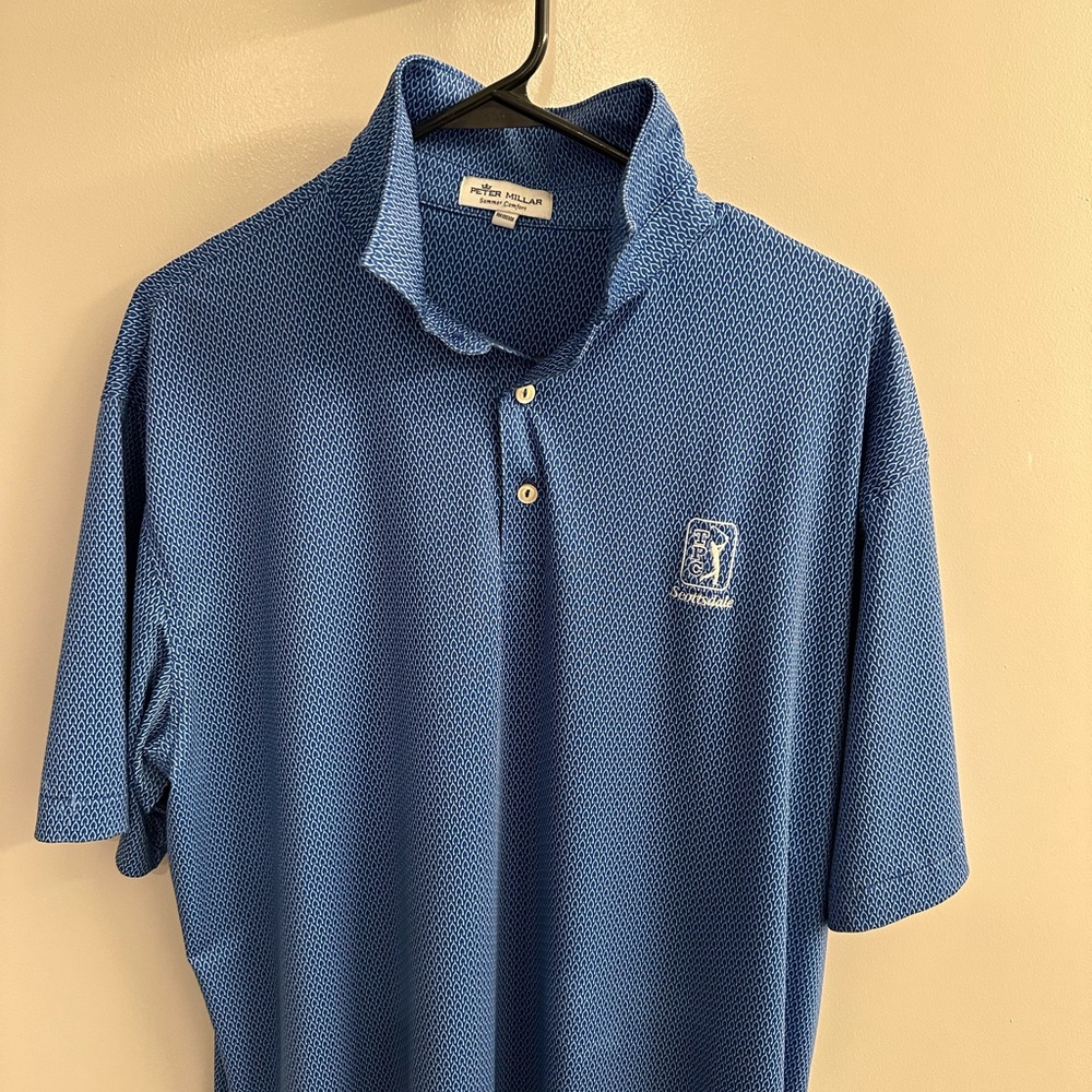 Peter Millar Classic Blue Polo Shirt